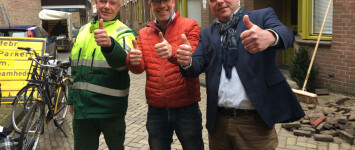 Bewoners, Zone.college en gemeente Zwolle maken de Waterstraat groener