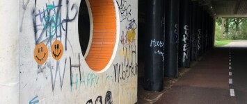 Bergkloosterweg viaduct A-28 - Muurschildering/kunstproject - image1